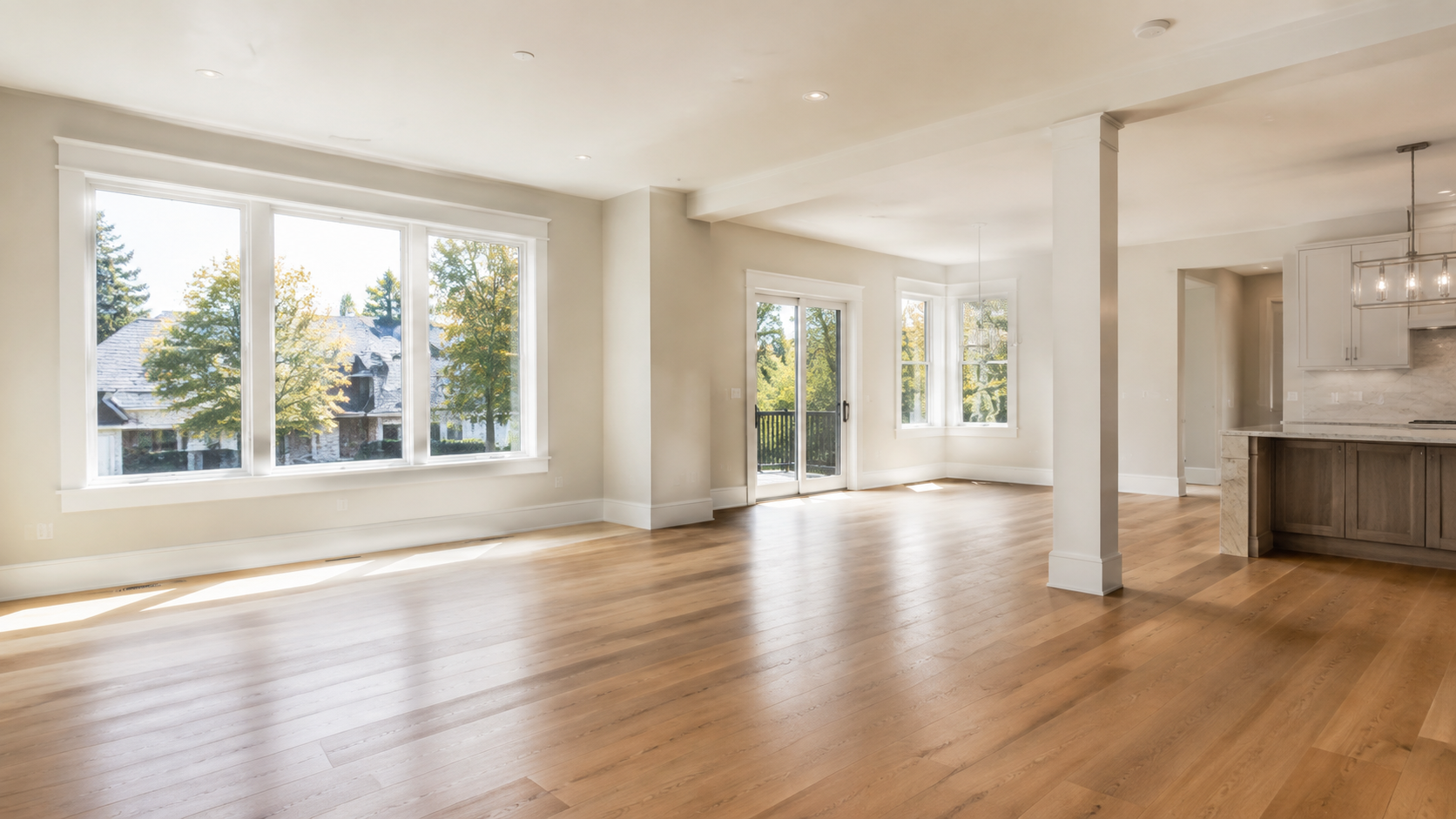 After construction cleaning of a newly built home on the North Shore, Massachusetts