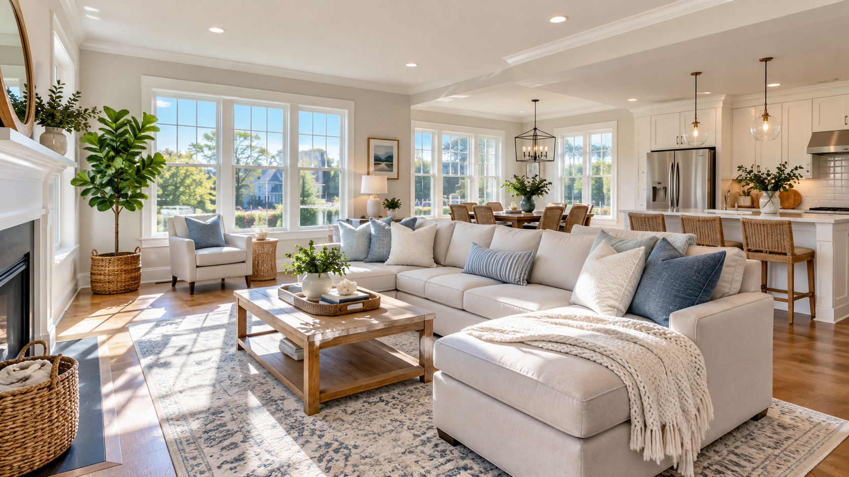 Residential cleaning services in a North Shore Massachusetts home